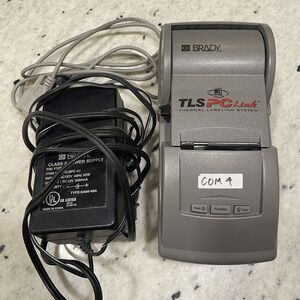 Brady TLS PCLink 2200 Thermal Labeling System Printer Power Adapter Not Tested